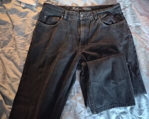 Indigo Blue Men's Dark Gray Relaxed Jeans